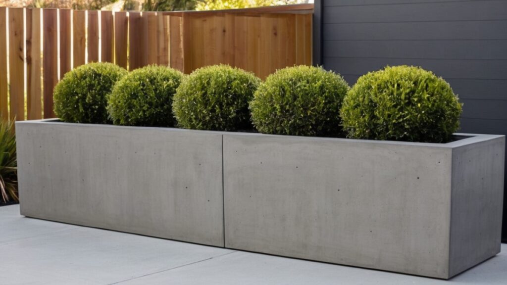 Modern Concrete Planters