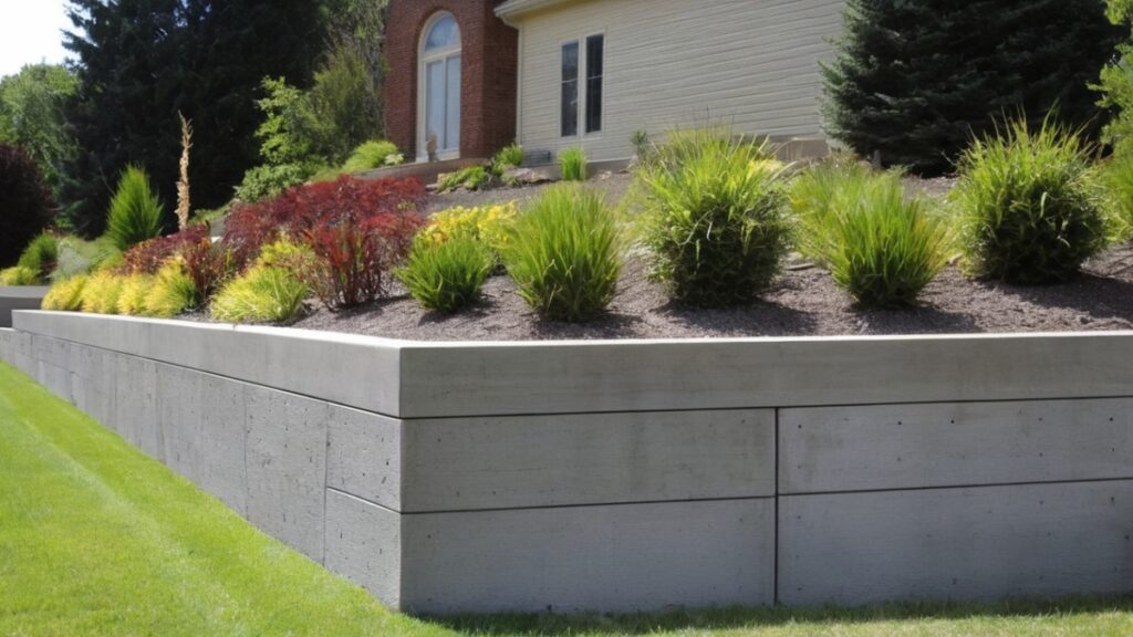 Concrete Retaining Wall