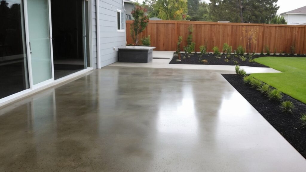 Polished Concrete Patio