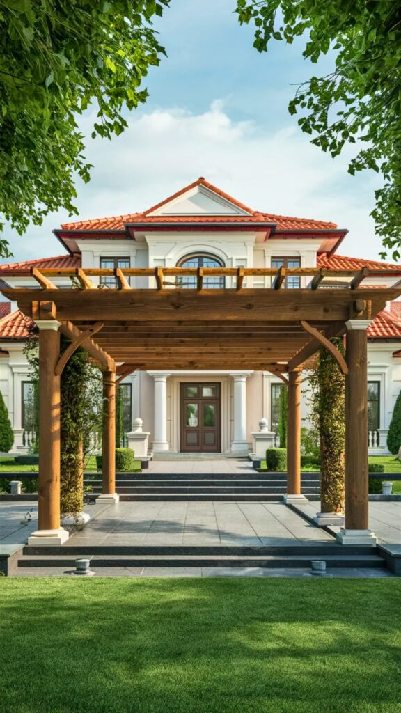 Traditional Wooden Pergola