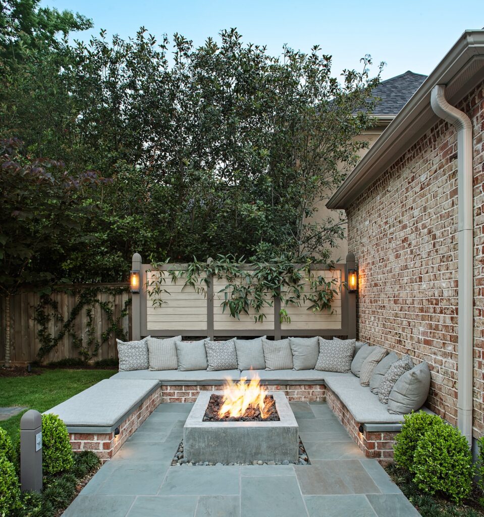 concrete fire pit